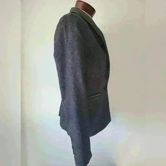 Guess black silver sparkle blazer size 10 - Picture 5 of 11